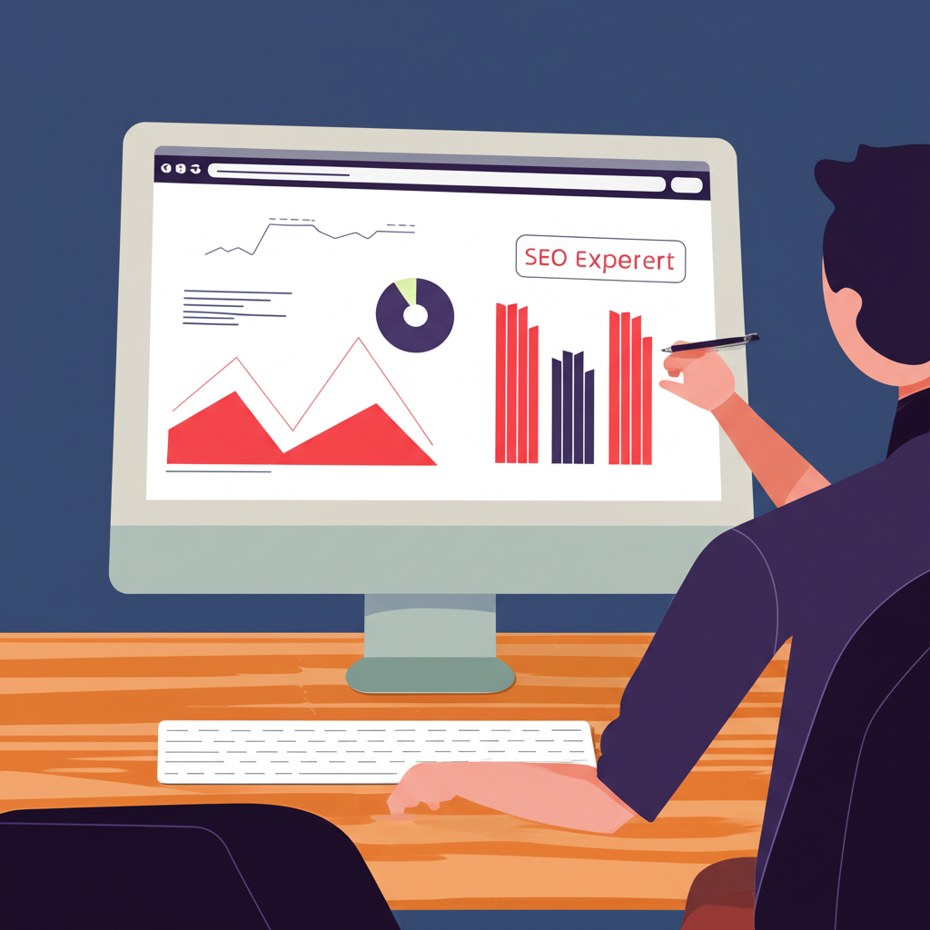 SEO專家正在分析數據缺失對內容規劃的影響