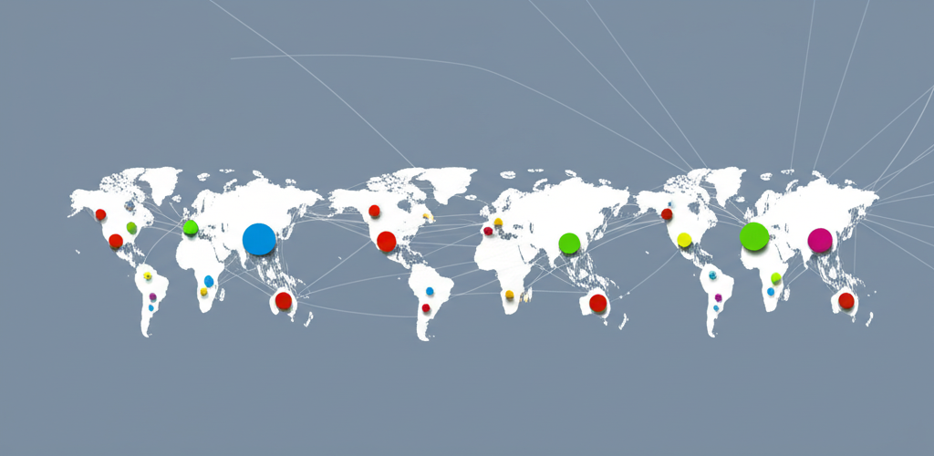 Global market map and trading