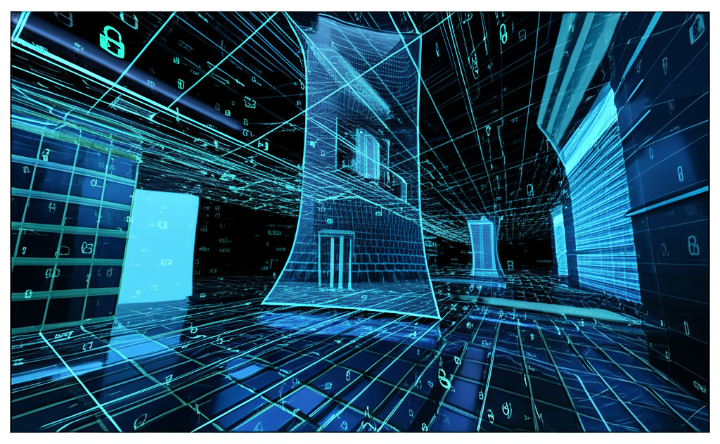 Encrypted data flow in finance hub