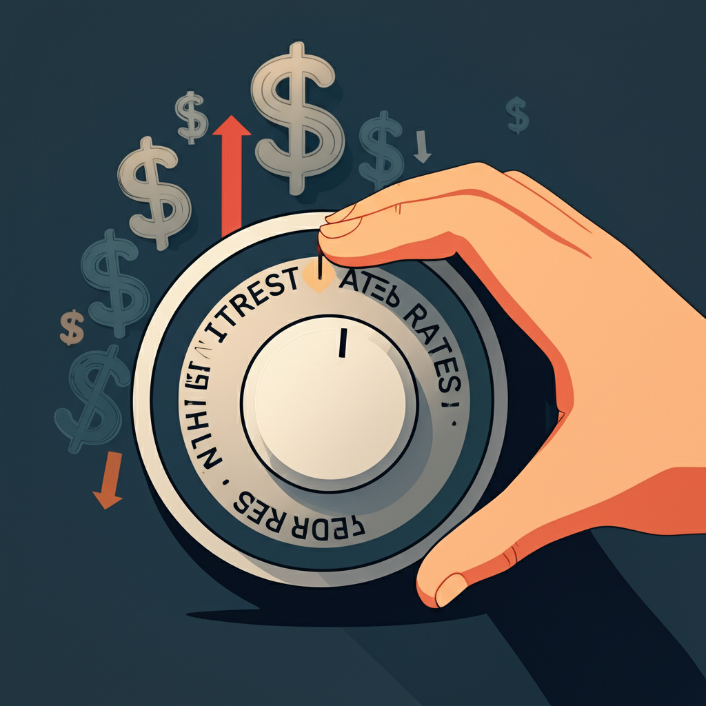 調整利率撥盤與美元反應起伏插圖