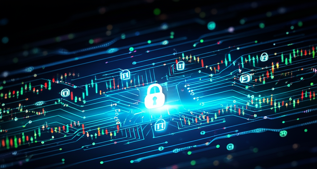 Secure API forex trading illustration