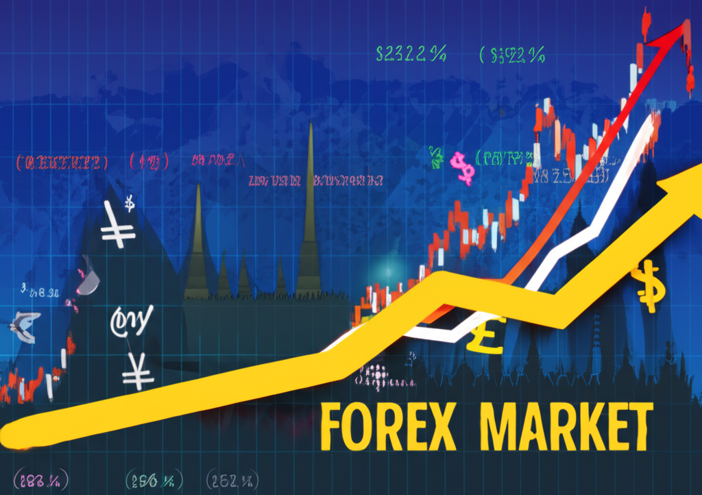 Thailand forex market growth illustration