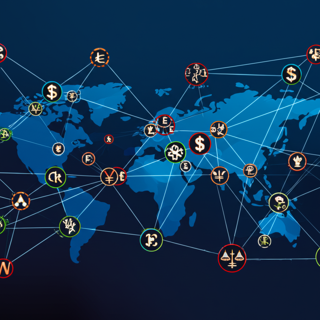 Global forex market opportunities illustration