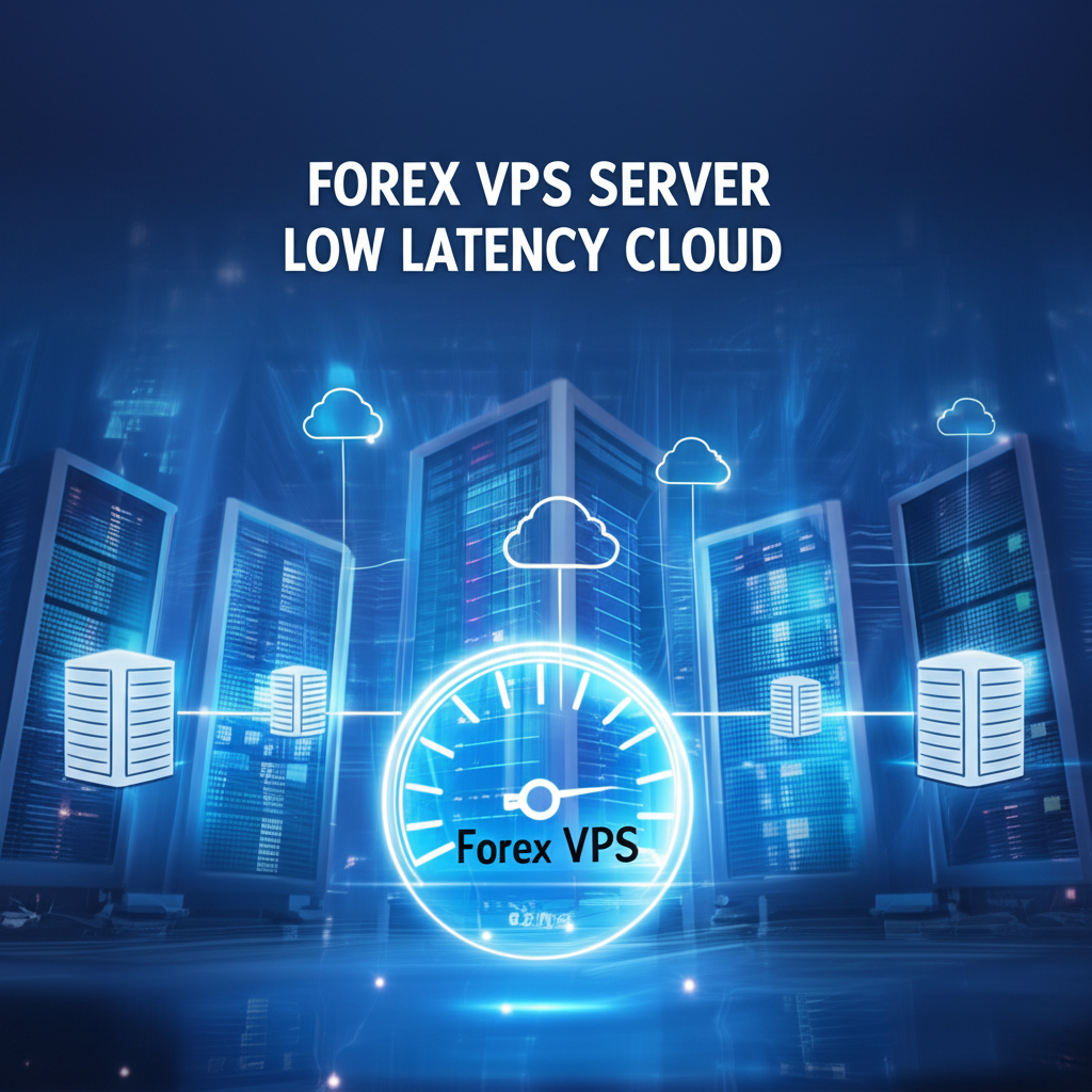 Forex VPS 伺服器低延遲雲端運算示意圖