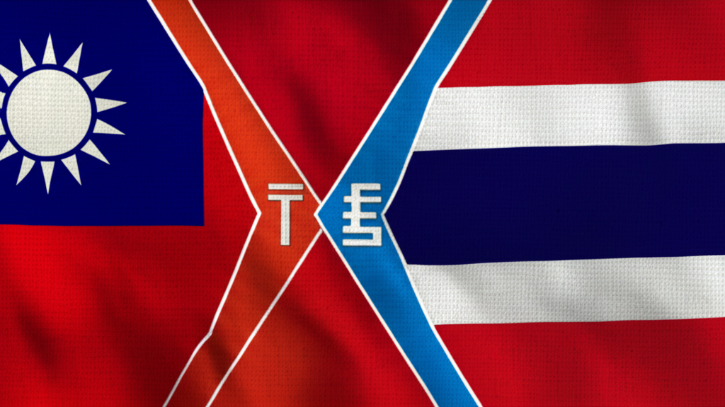 Taiwan Thailand forex trading illustration
