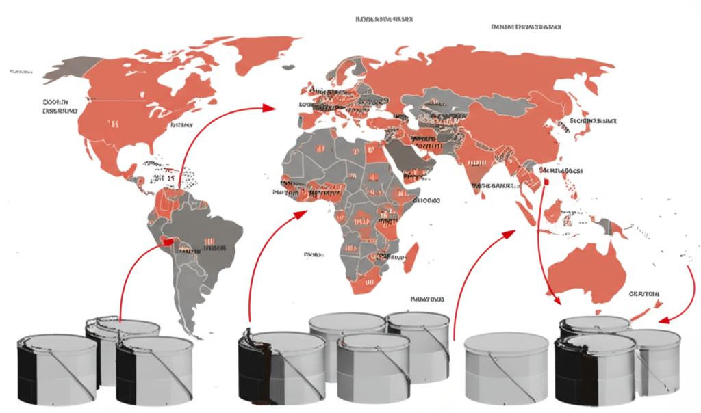 庫欣油儲存罐溢出插圖,疫情與價格戰導致供需失衡