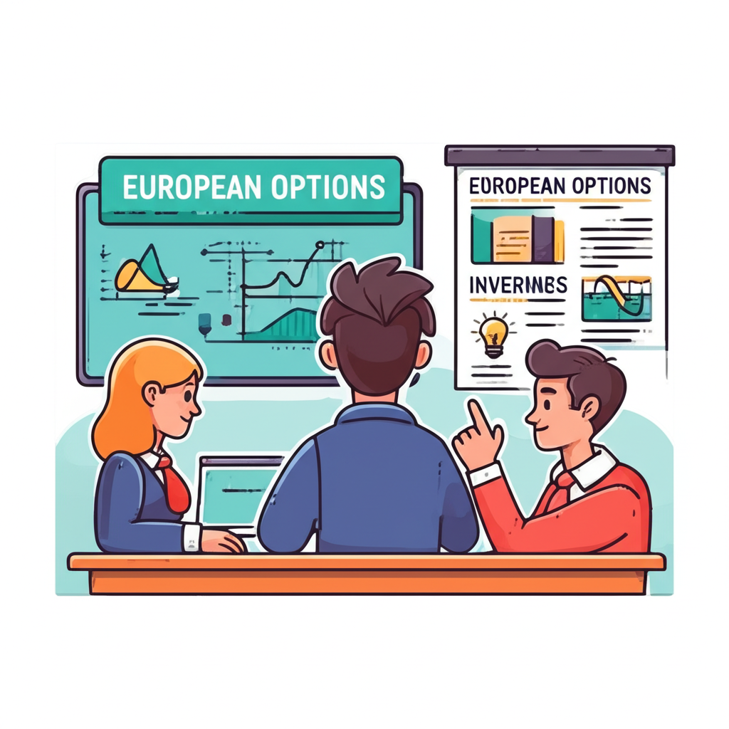 投資者學習歐式選擇權概念的教育情境示意圖