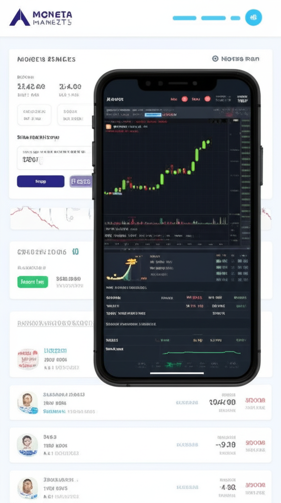Moneta Markets trading platform illustration