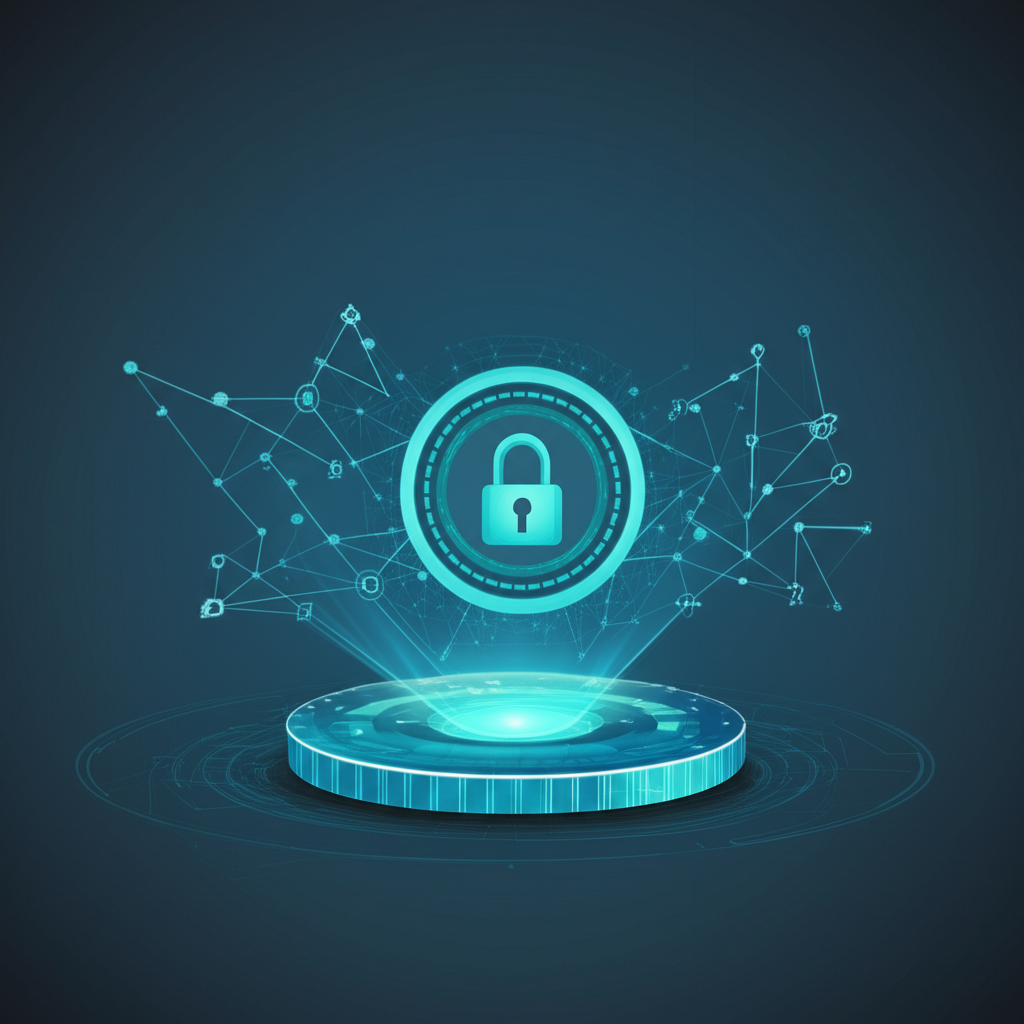 數位資產交易與金融科技安全防護示意圖