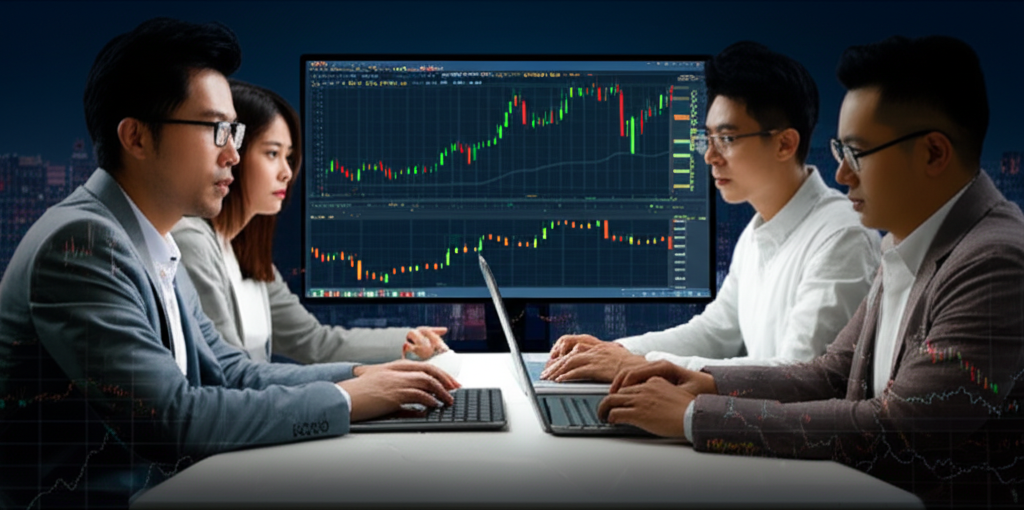 台灣與泰國外匯交易者