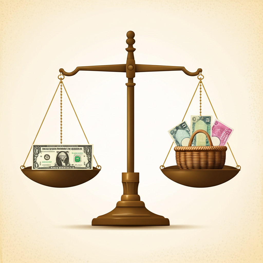 美元指數貨幣籃子權重示意圖