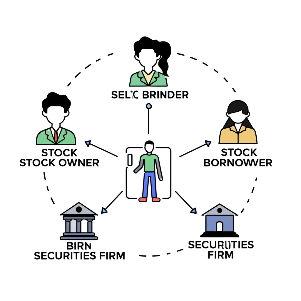 計算器顯示借券利息公式,周圍環繞市場指標,象徵供需對利率的影響