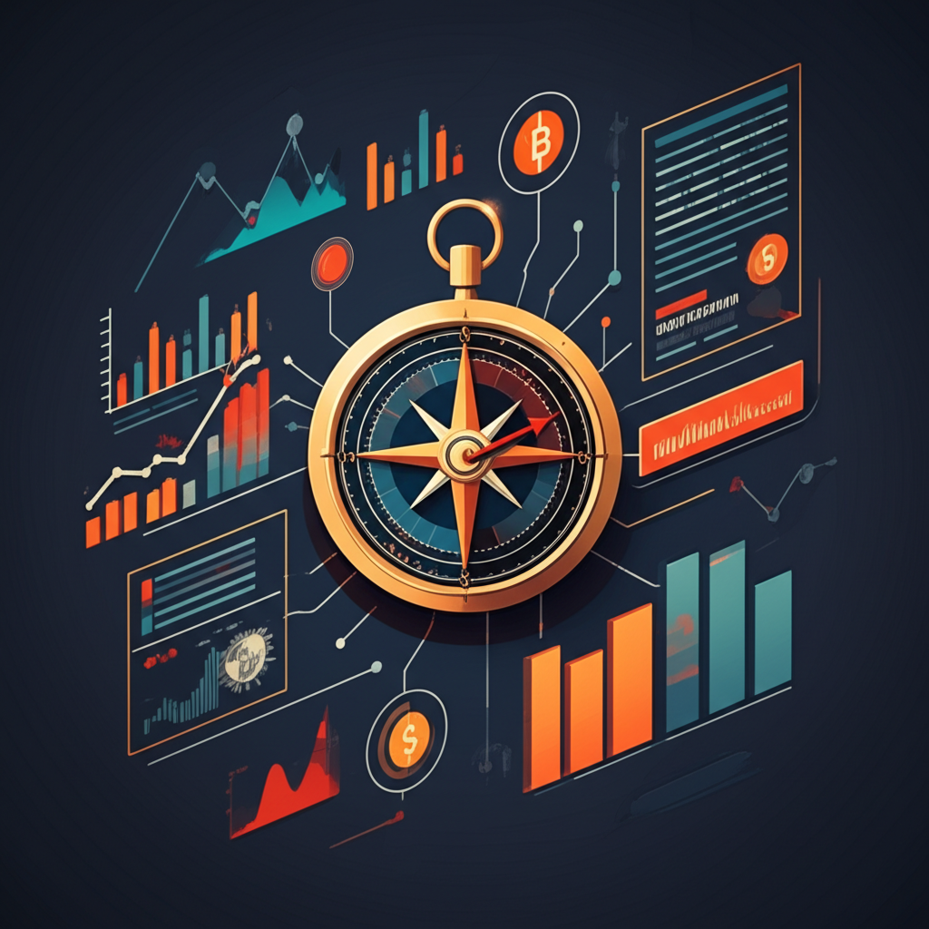 全球金融市場圖表與美國非農失業率連結的插圖,顯示股票、外匯、債券和加密貨幣的互動