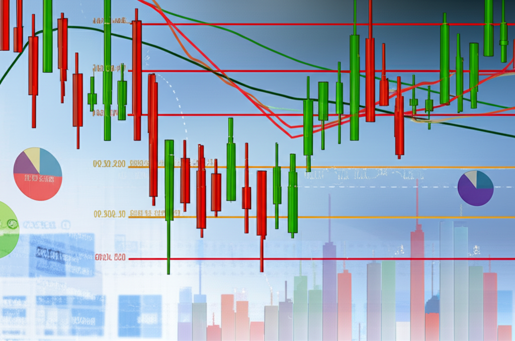 外匯交易者分析圖表插圖