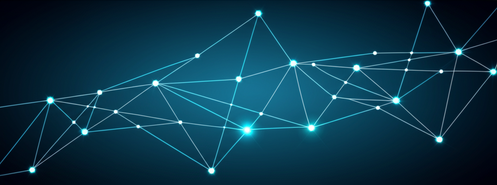 Digital finance API network illustration