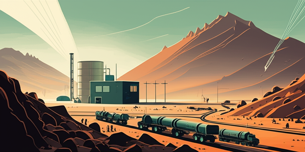 偏遠軍事基地由小型核反應爐提供清潔能源,對比脆弱燃料供應鏈遭敵方攻擊,象徵打破燃料暴政