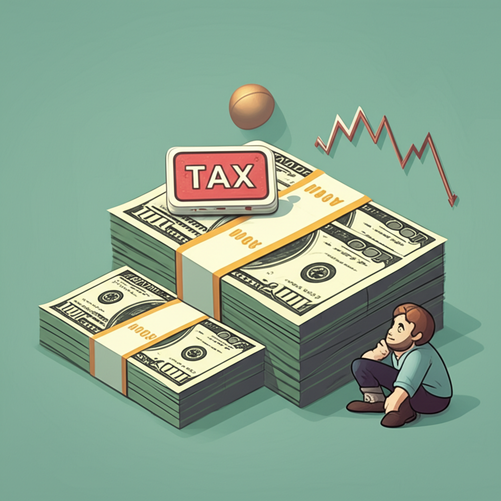 Meta's 16 billion dollar tax charge with downtrodden stock market figure