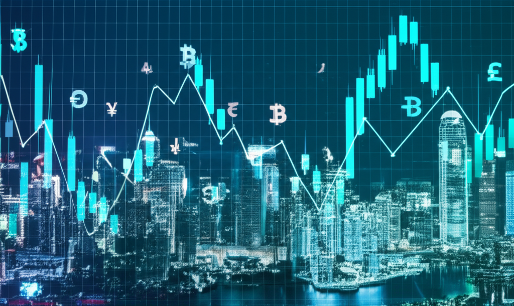 2025 年亞洲外匯交易趨勢示意圖