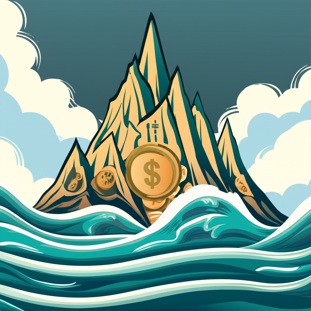 台灣外匯存底如護國神山般守護國家免受全球經濟風暴衝擊的插圖