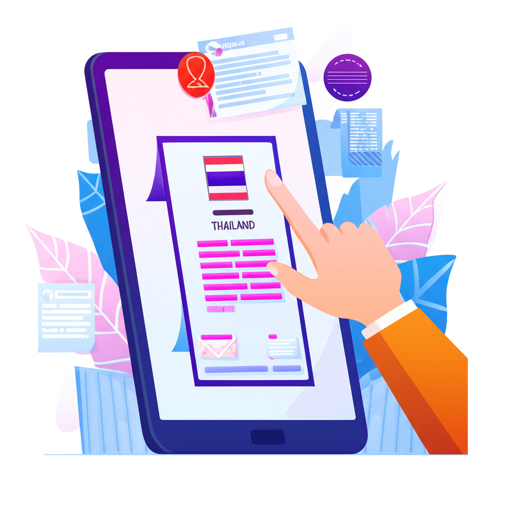 Thailand investor checking SFC license illustration