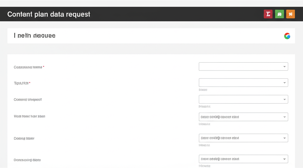 Content plan data request