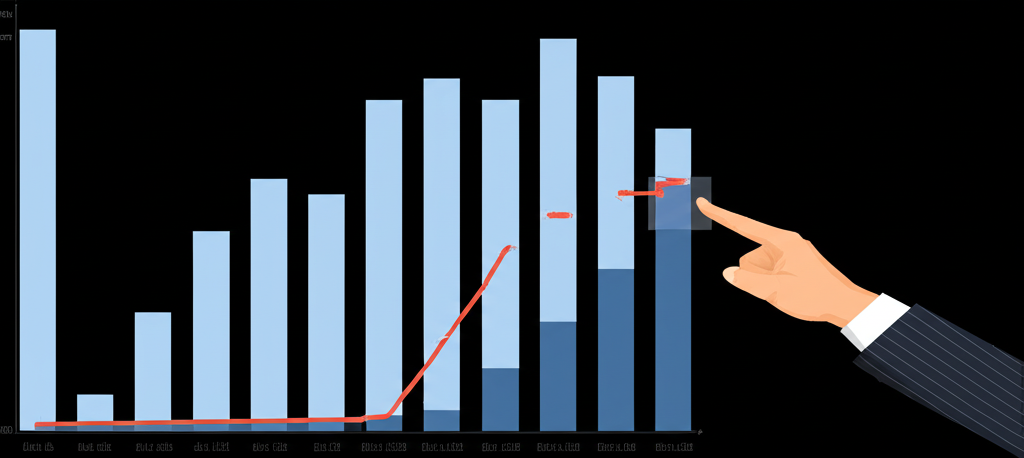 分價量表長條圖示意,手指指向垂直價格軸上高成交量密集區的插圖