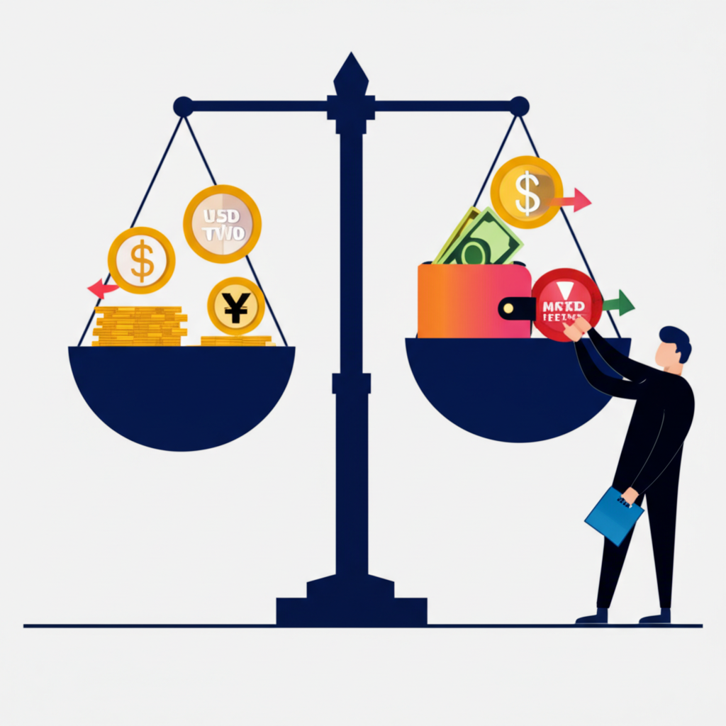 國際貨幣價值變化示意圖