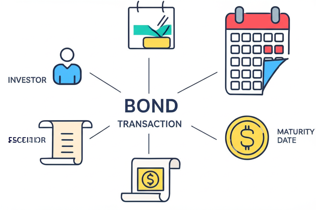 債券五大要素圖解:投資人、發行人、票面利率、到期日與面額的互聯關係