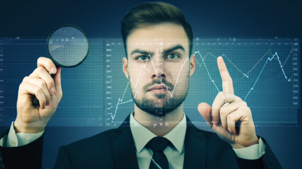 外匯投資人審視平台透明度概念圖