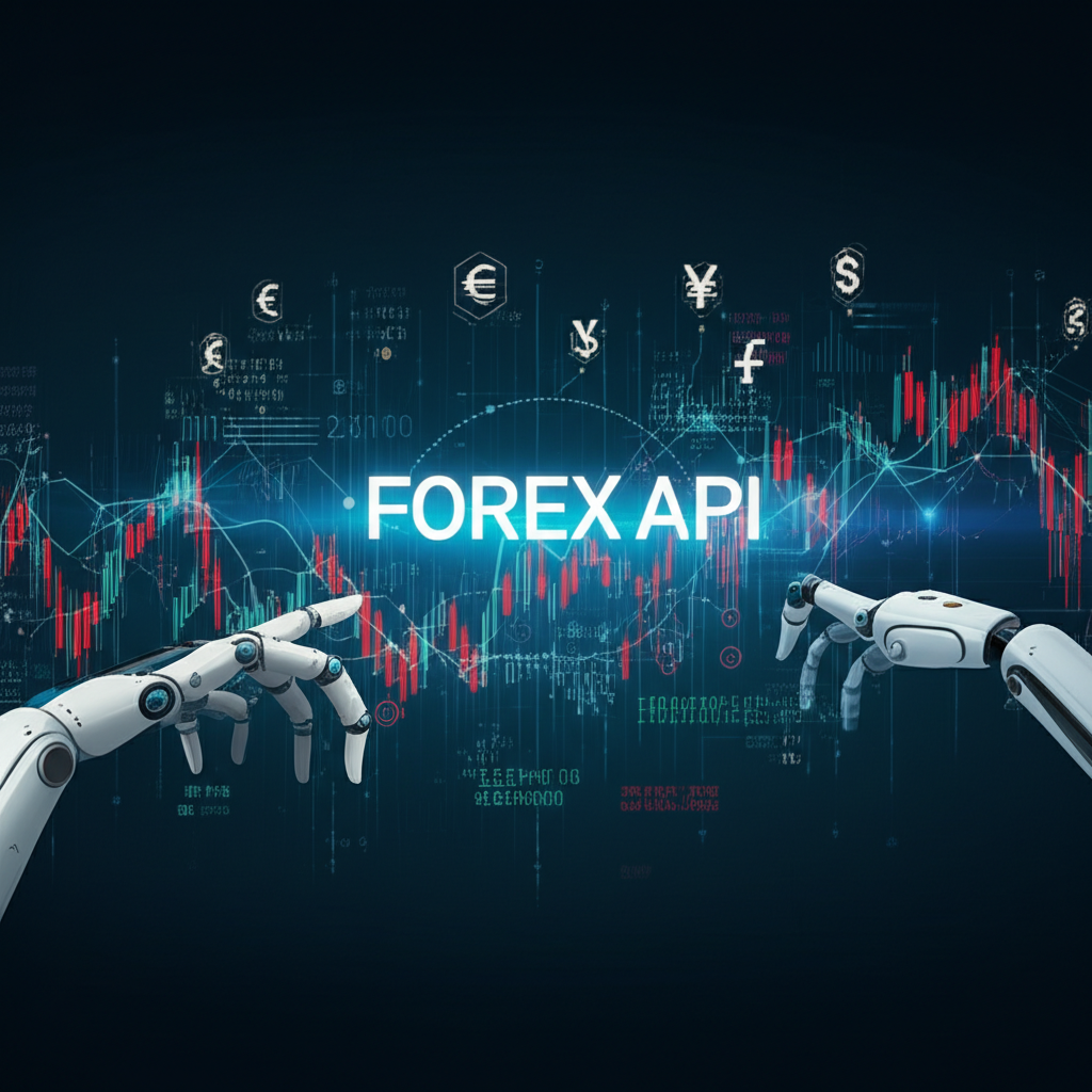 外匯 API 自動化交易示意圖