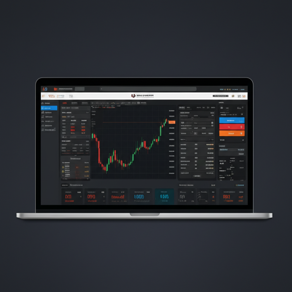 Moneta Markets 交易介面示意圖