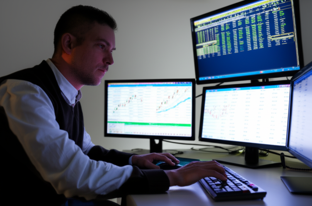 Forex trader protecting capital