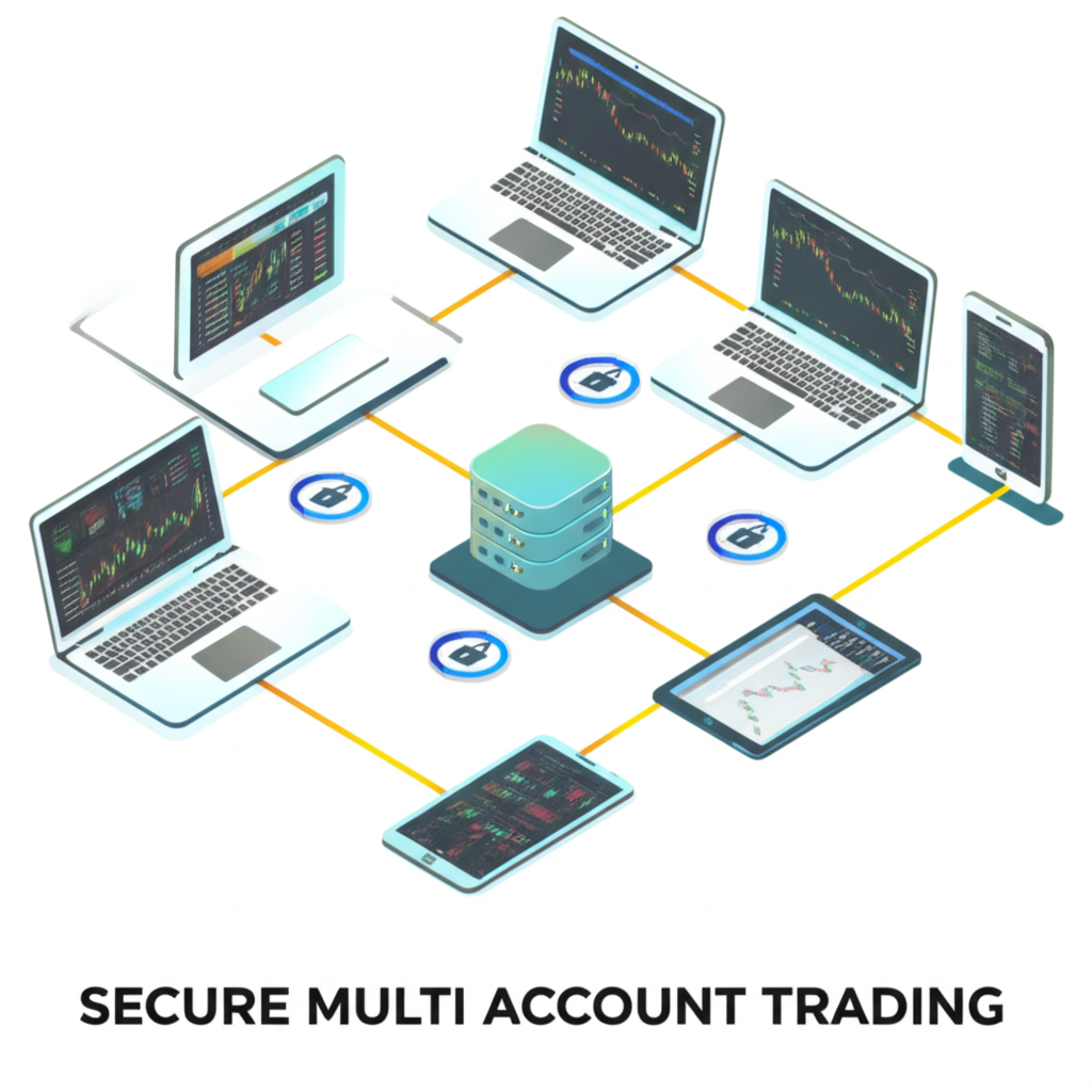 安全多帳戶外匯交易環境插圖