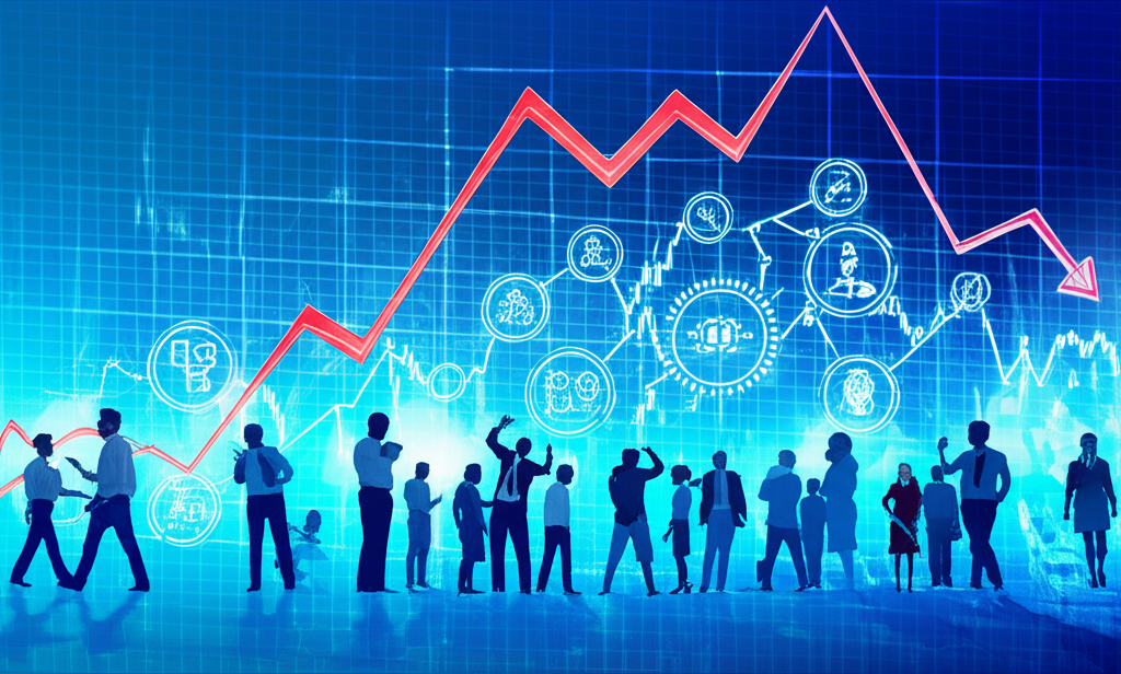 全球股市多空交織圖示,科技巨頭與AI創新背景下的投資者景觀