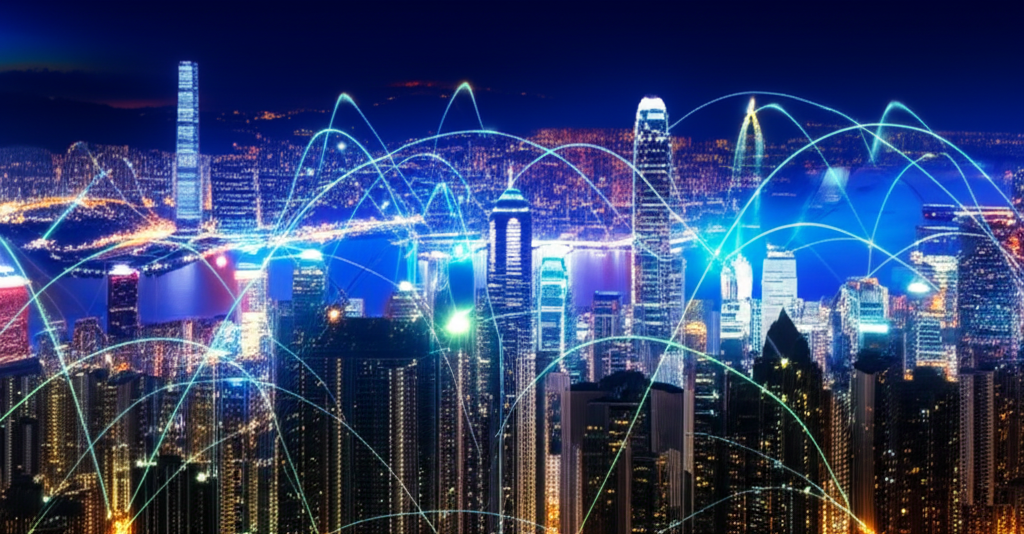 香港外匯市場數位數據流動圖