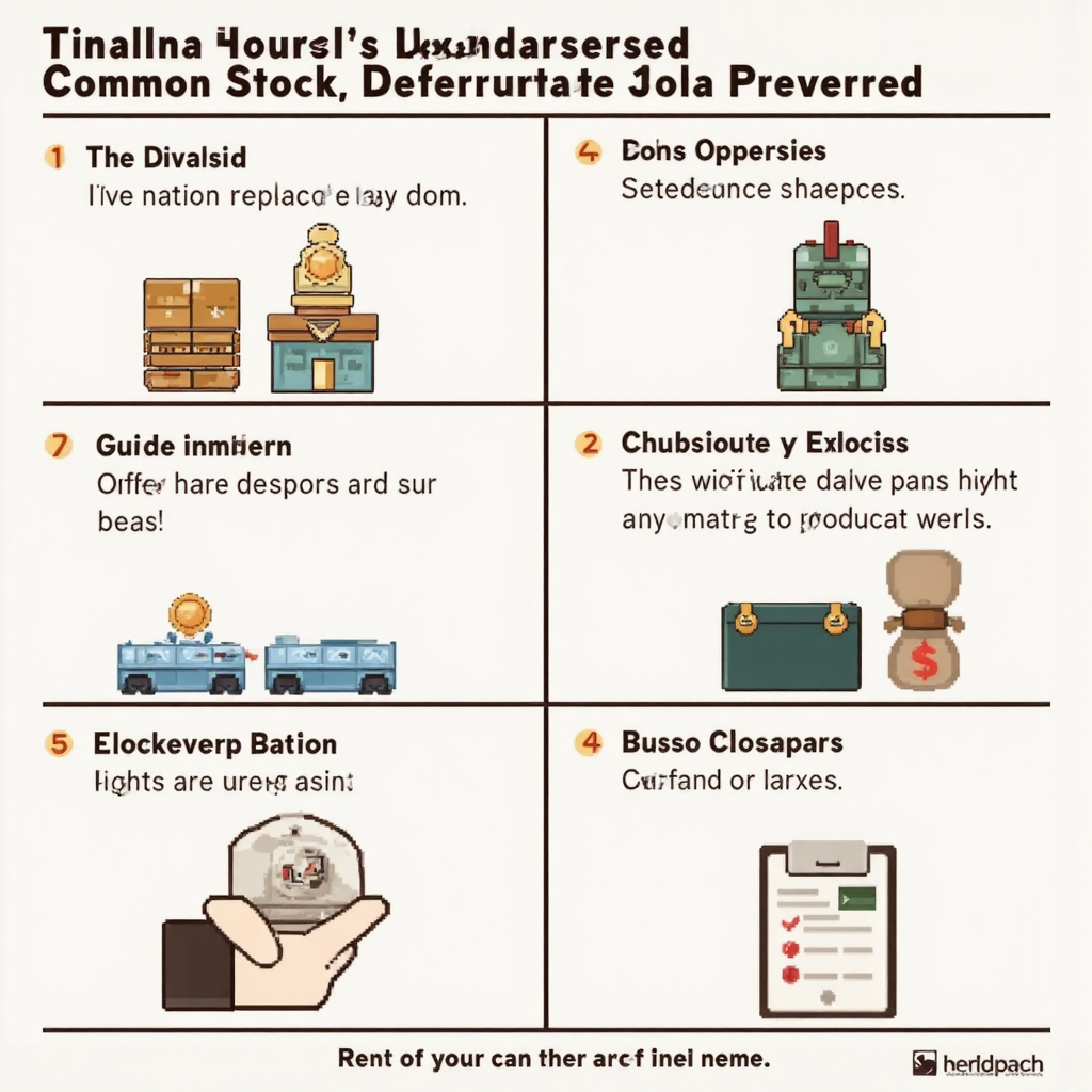 特別股與普通股差異的資訊圖示,使用圖標和標籤強調股息優先與清算優勢,現代簡潔風格,柔和色調