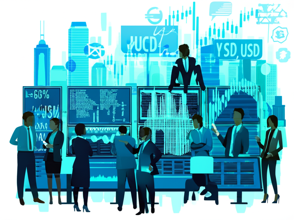Forex trading in Hong Kong illustration