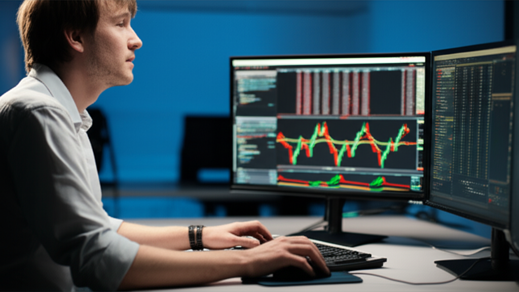 Trader managing forex VPS setup