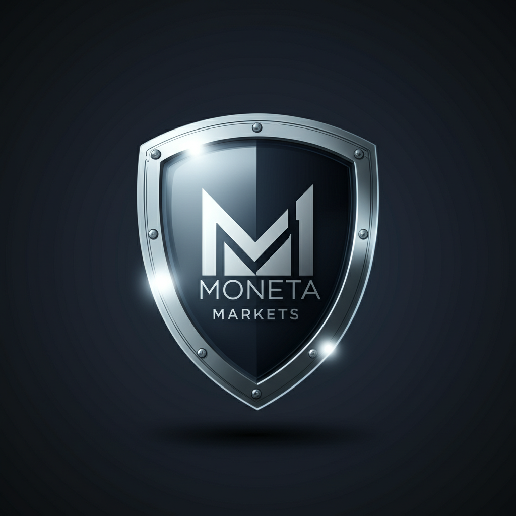 Moneta Markets平台的安全盾牌插圖
