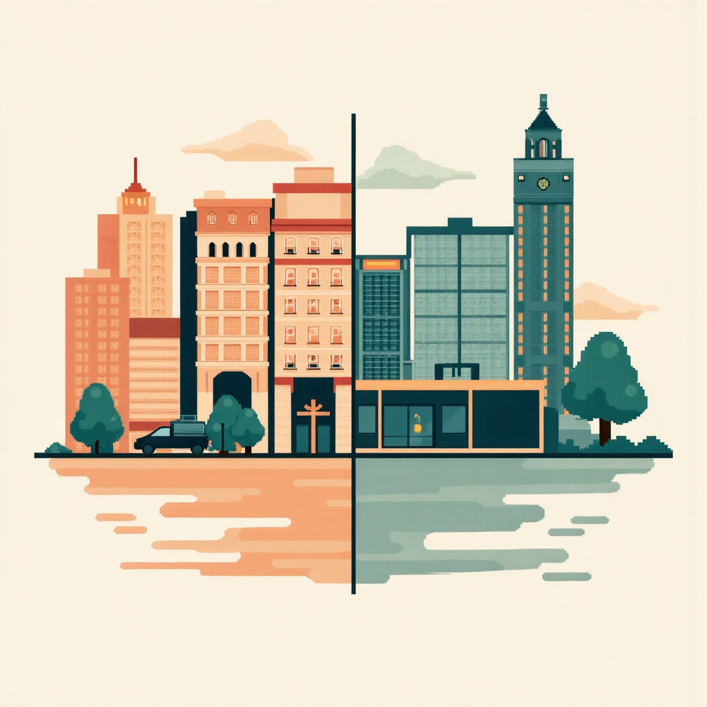 A dualistic visual representing the U.S. dollar and U.S. Treasury bonds with contrasting color palettes and subtle background cues of rising and falling charts symbolizing their dynamic relationship