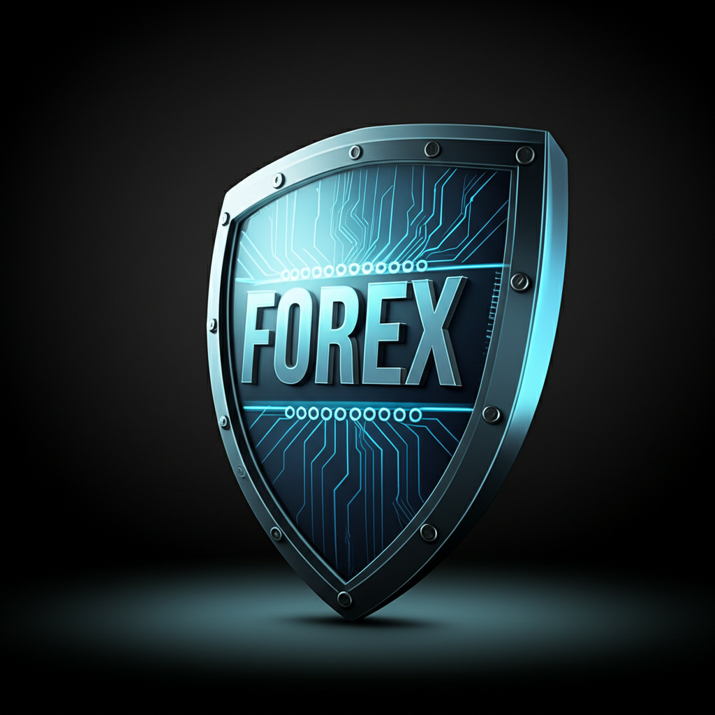 Forex safety shield digital illustration