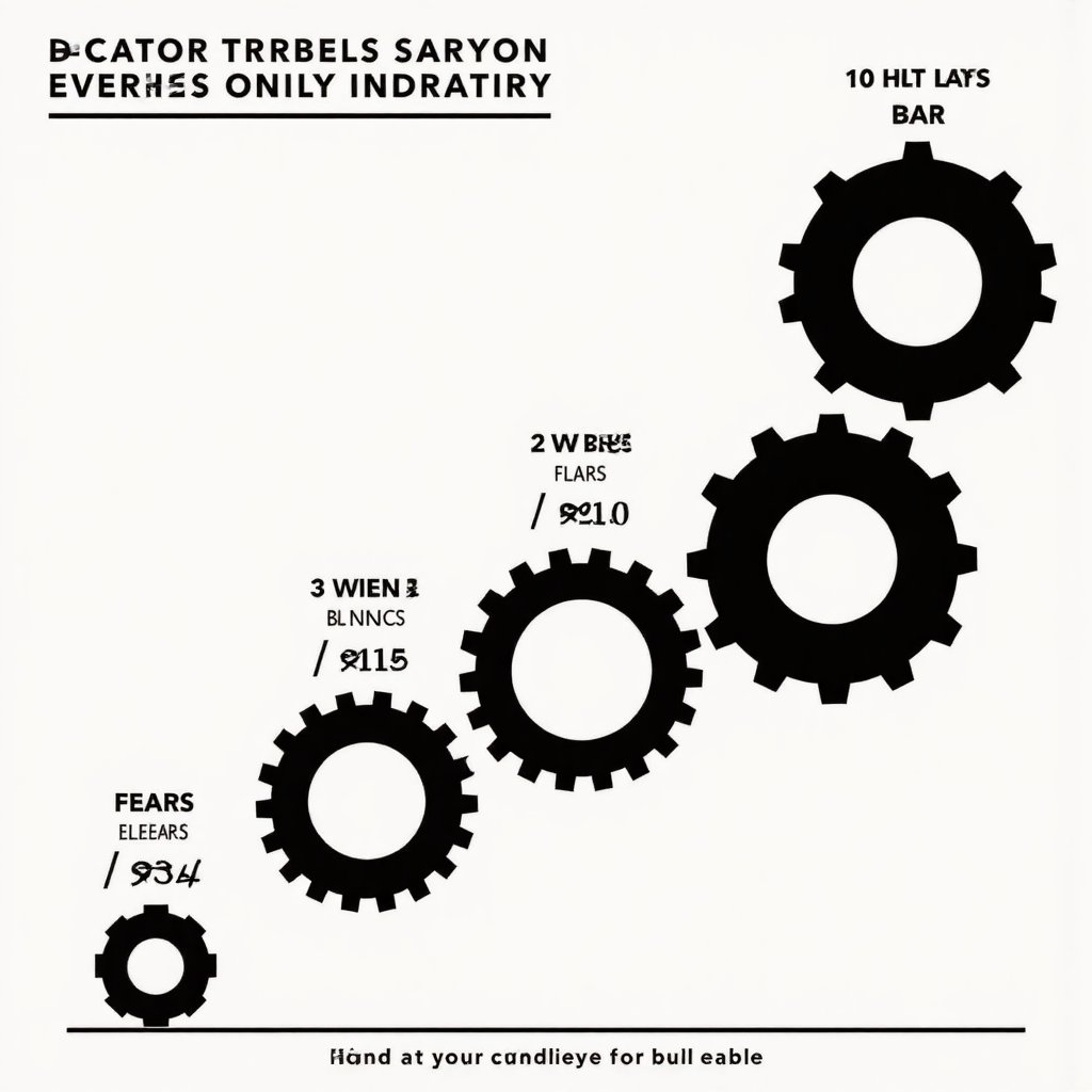 不同債券期限如10年、20年、30年，以齒輪大小視覺化，貢獻整體市場指標的圖形